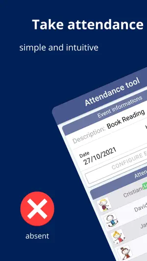 Attendy - Attendance register screenshot 1