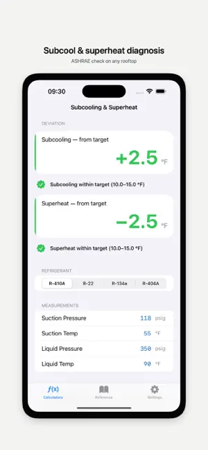 HVAC Calculator: Load & Charge screenshot 1