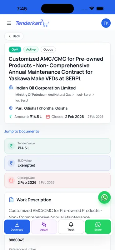 Tenderkart - India Tenders screenshot 4 of 9