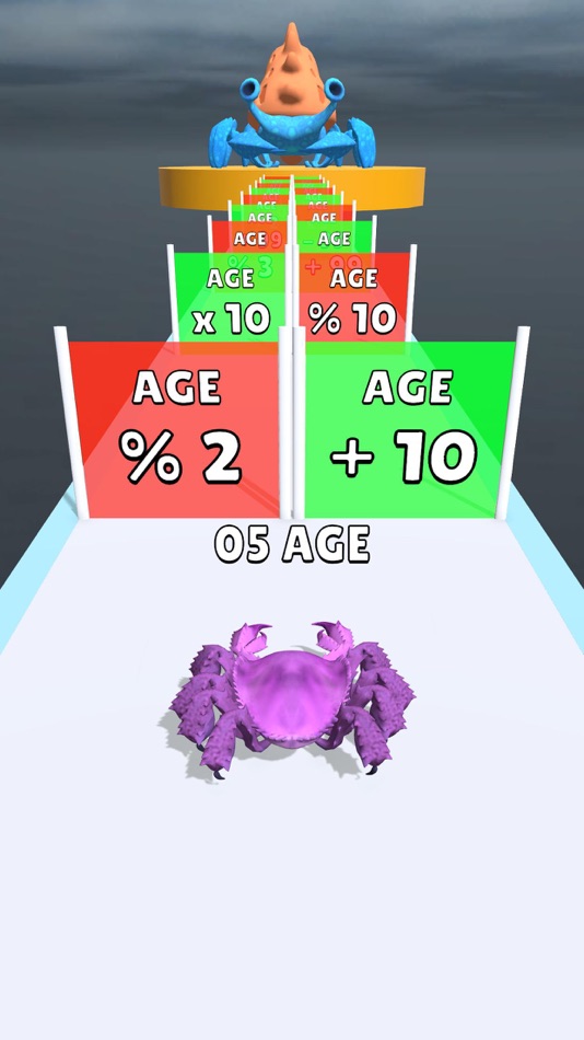 #4. Crab Evolution Run (iOS) 由: Rawky Studios