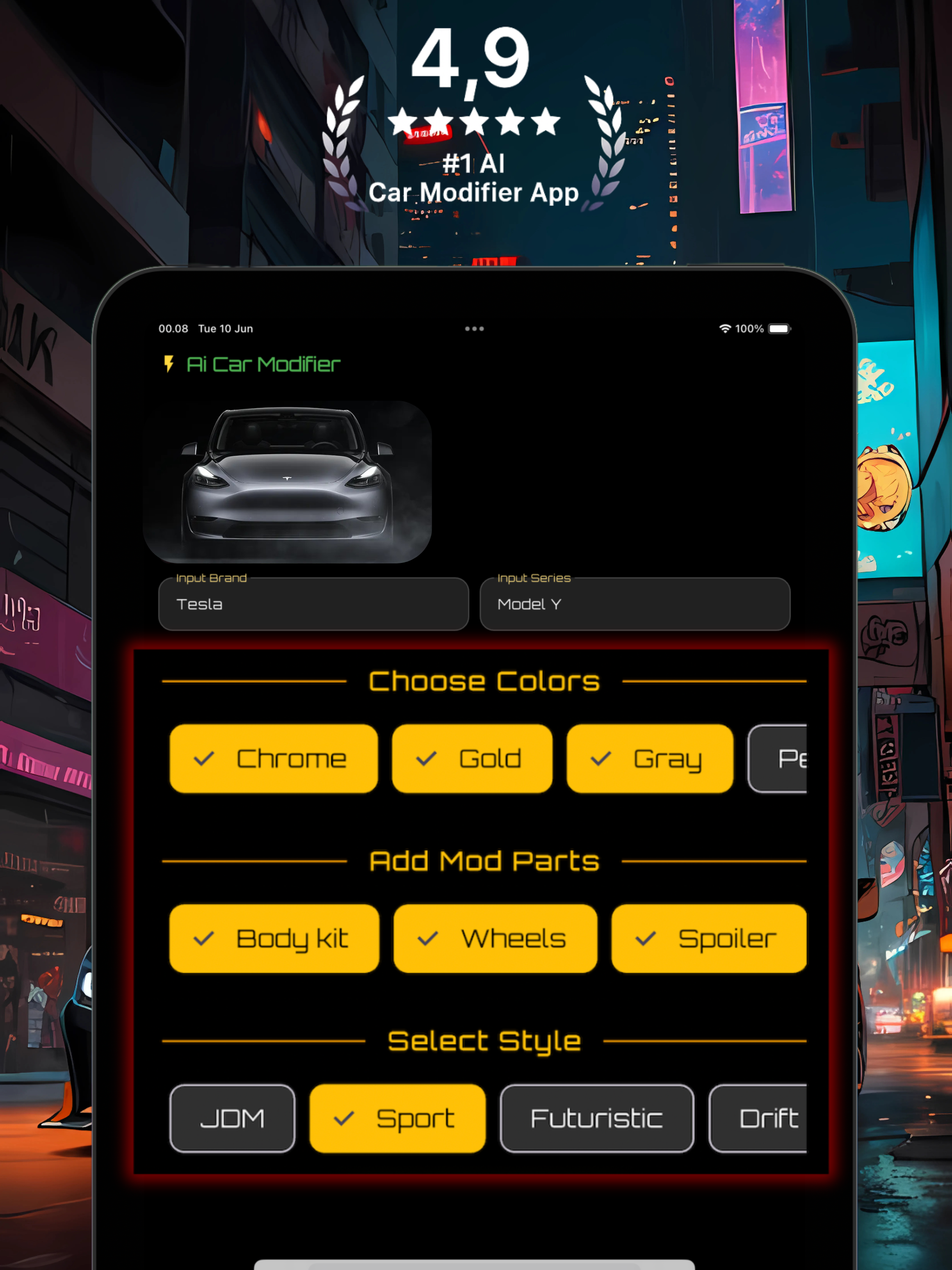 Modify Ai Car Designer & Tune