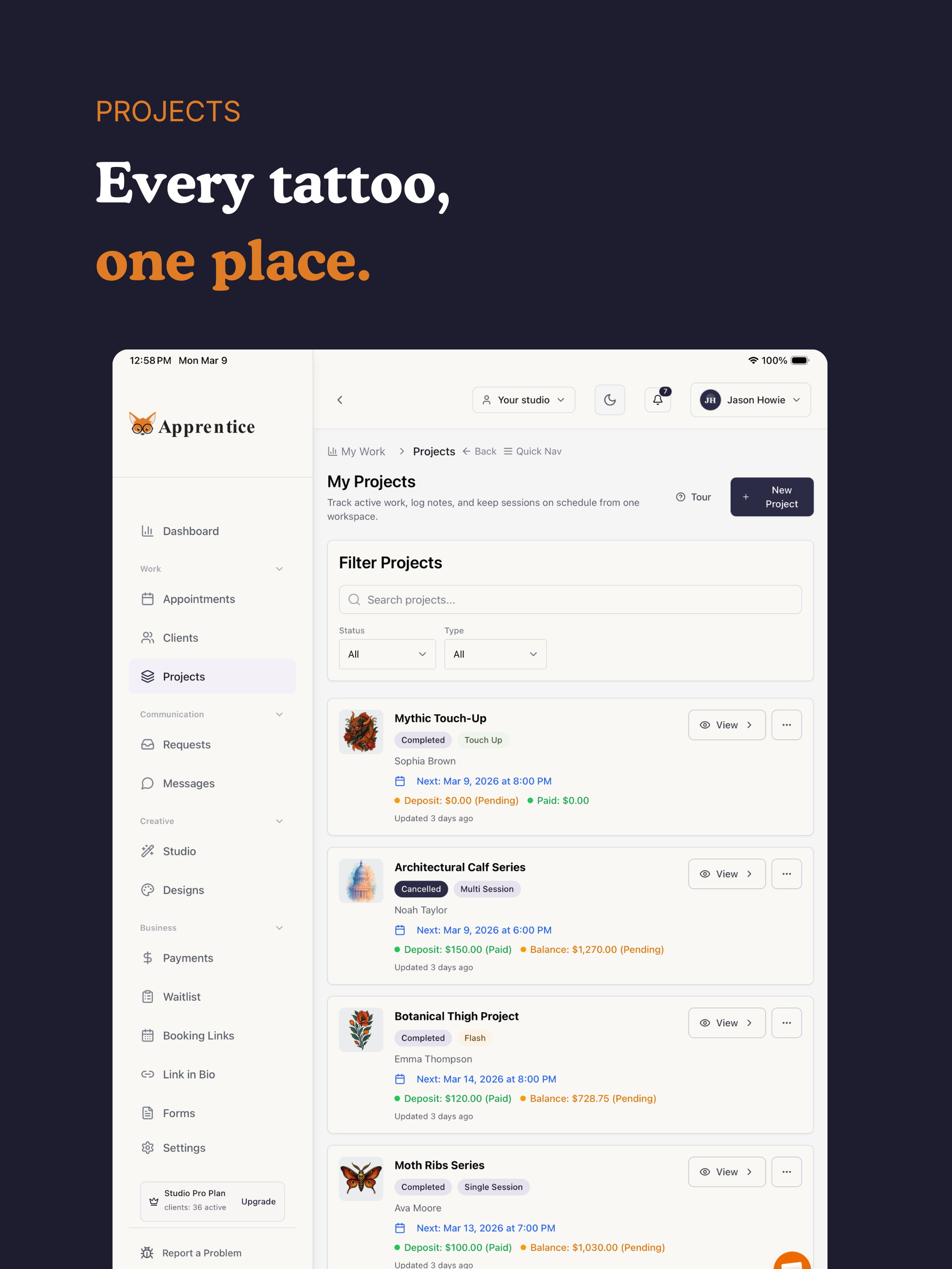 Apprentice Tattoo Management screenshot 8