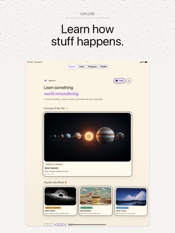 Sunja: Interactive 3D Science iPad screenshot