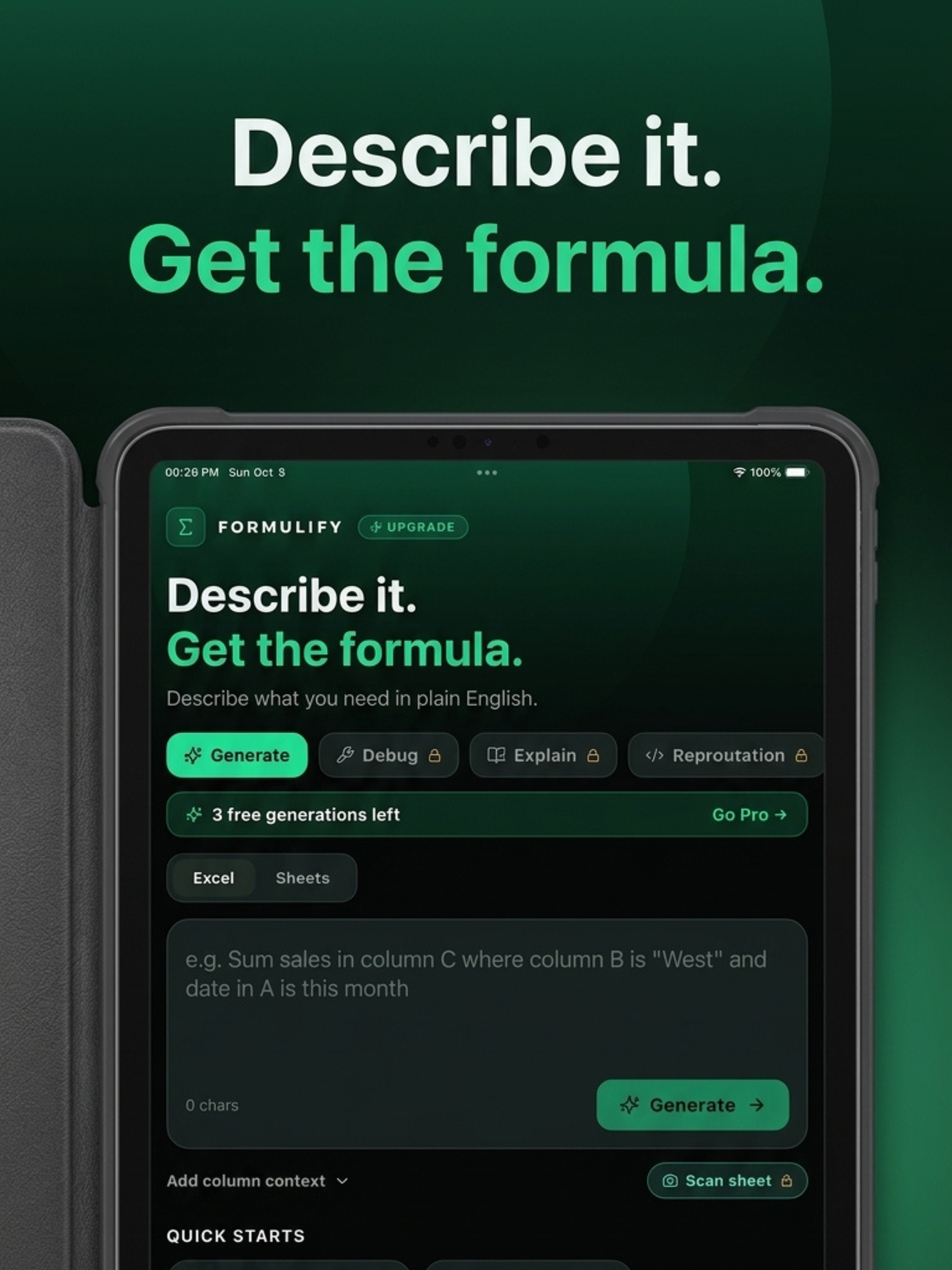 Excel Formula Generator screenshot 5