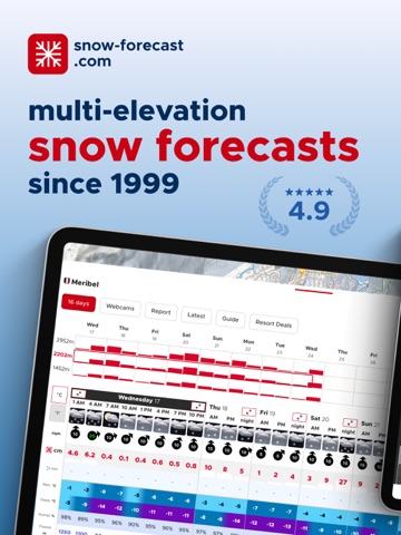 Snow-Forecast.com Ski Maps iPad screenshot 1