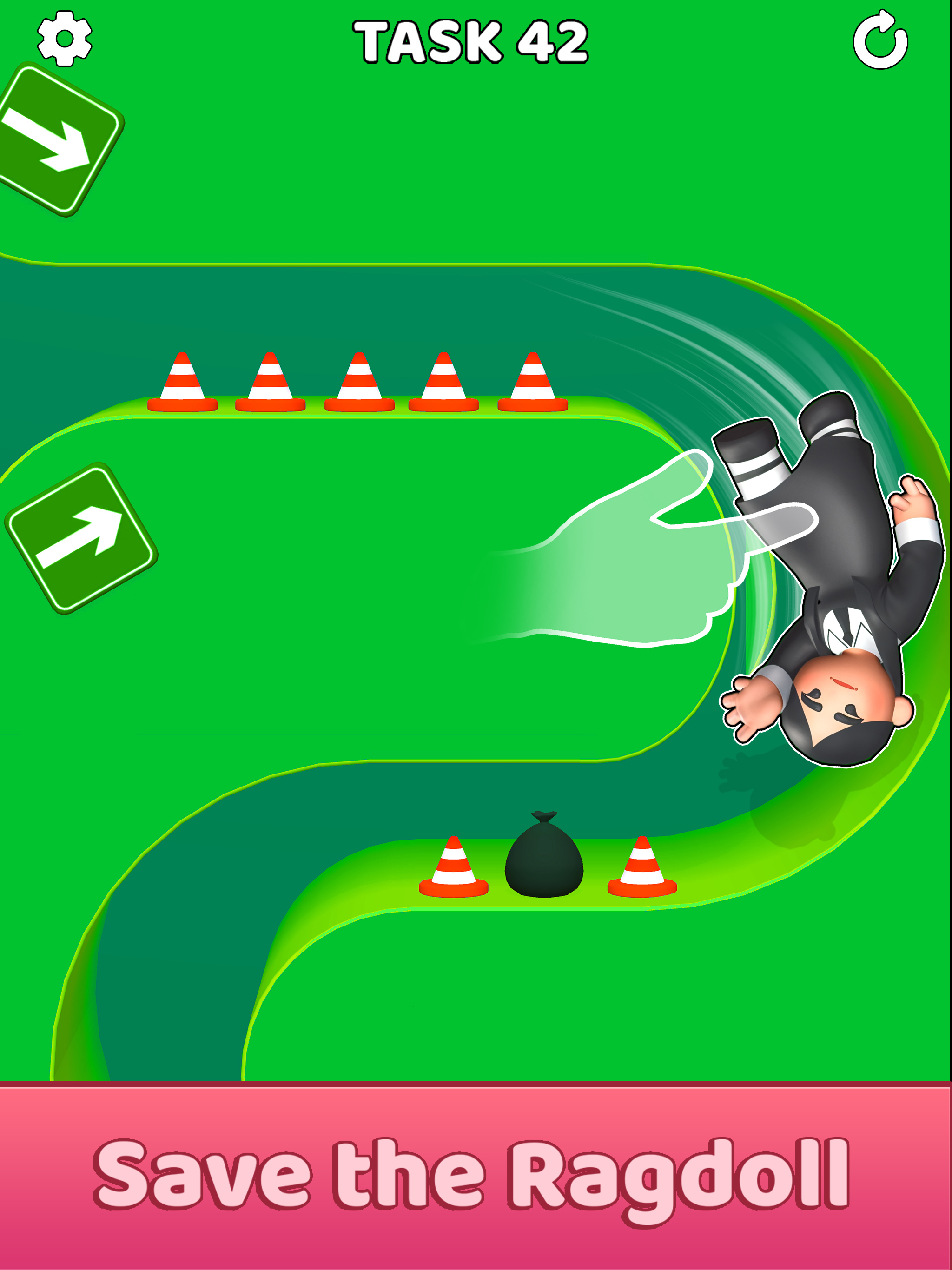 Bouncy Ragdoll — Fly & Flip!