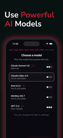 Nanoswarm: OpenClaw App iPhone screenshot