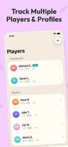Pickleball Stats Tracker Screenshot 6 of 8