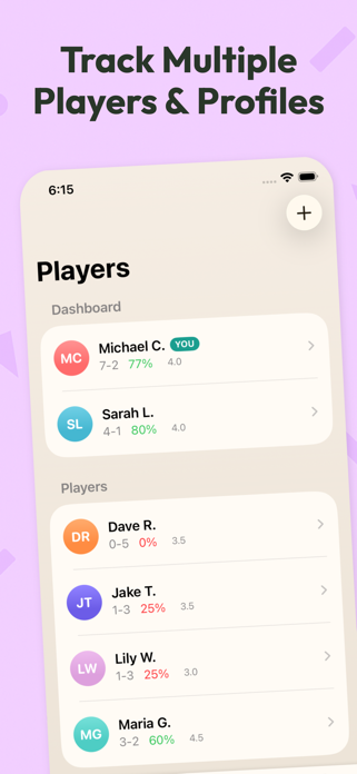 Pickleball Stats Tracker Screenshot 6 of 8