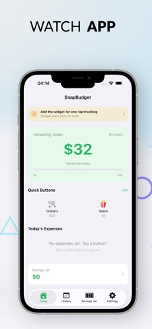 SnapBudget: One-Tap Spending Screenshot 4 of 5