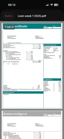 Mijn LoonDossier 2 Screenshot 5 of 8