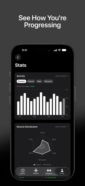 Wolog - Gym Workout Tracker screenshot 3