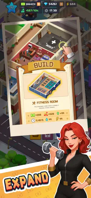 Idle Apartment Tycoon screenshot 4
