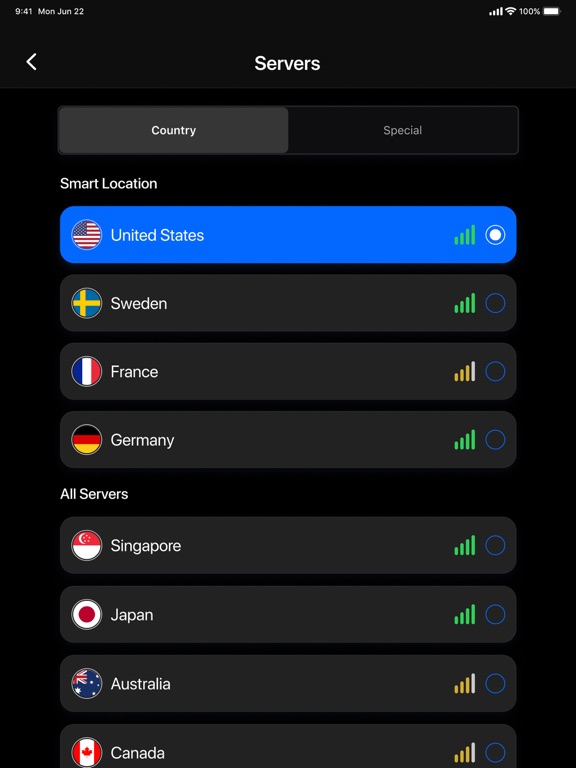App screenshot