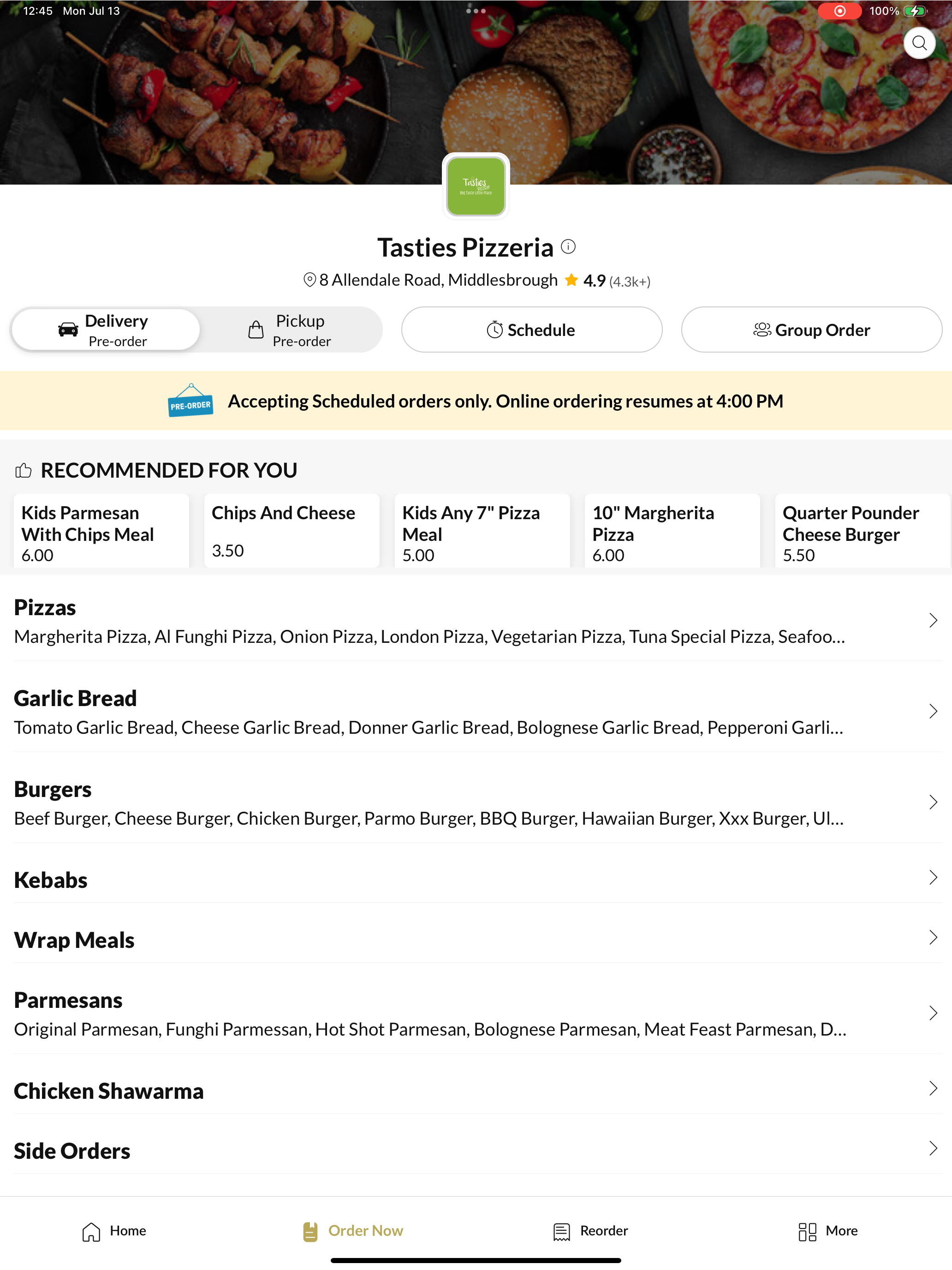 Tasties Pizzeria screenshot 7