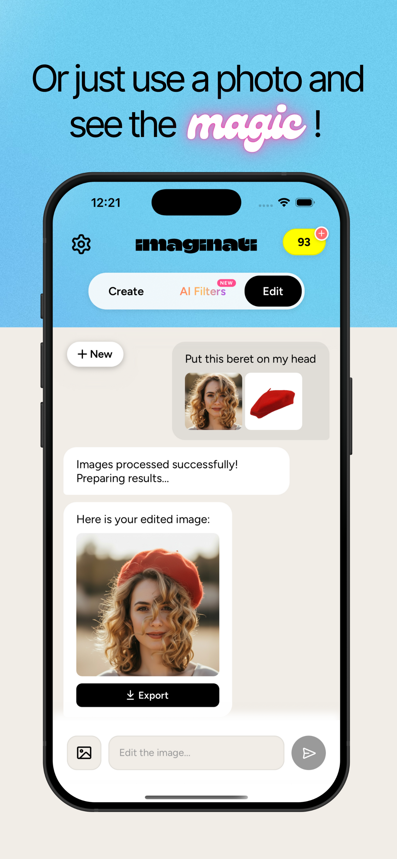 AI Photo Editor - Imaginati