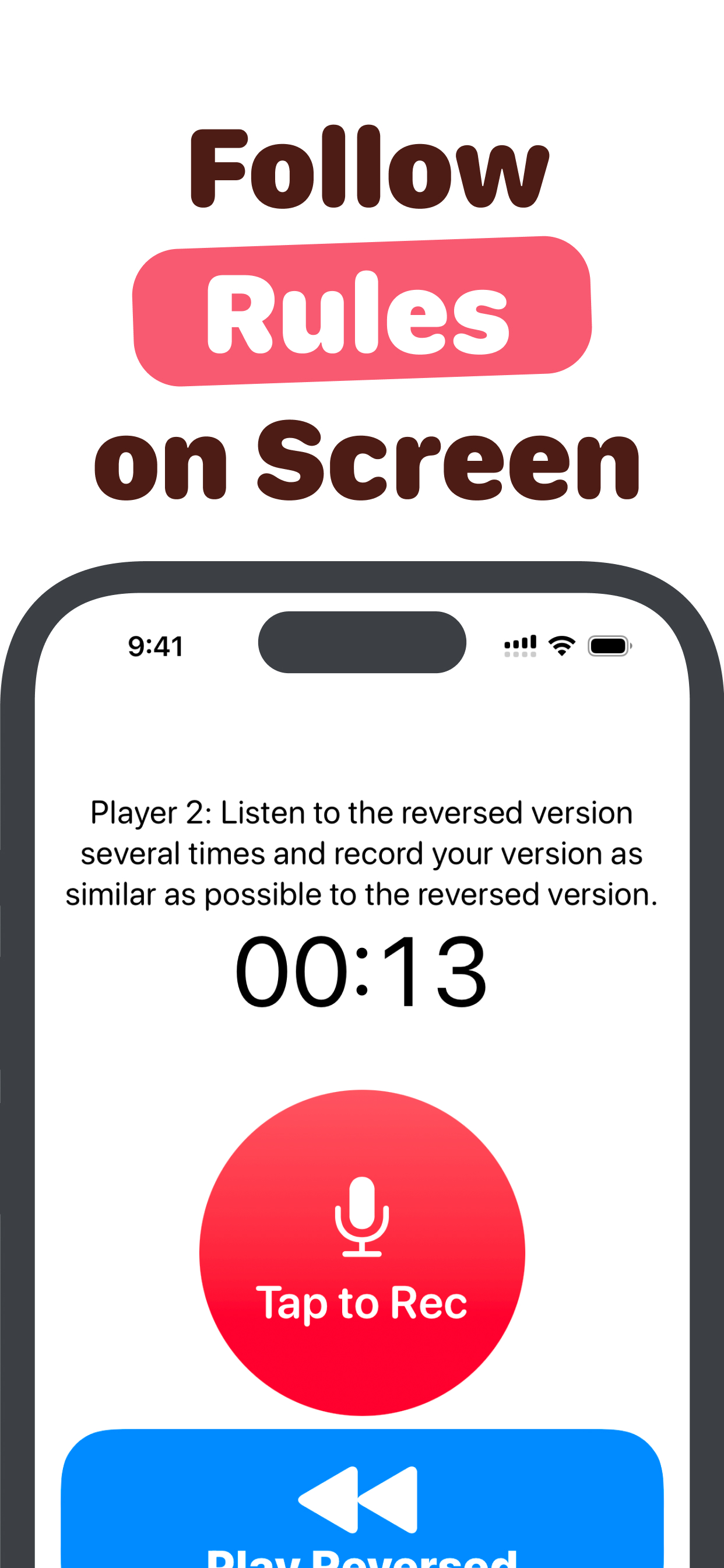Reversa - Reverse Audio Game