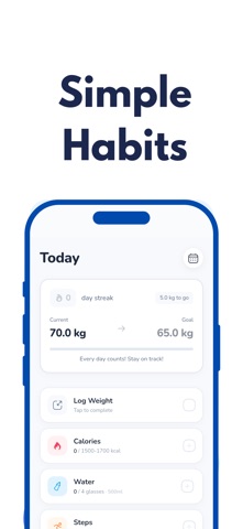 FatDrop: Weight Loss Habits Screenshot 3 of 3