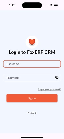 FOXERP CRM Screenshot 1 of 5