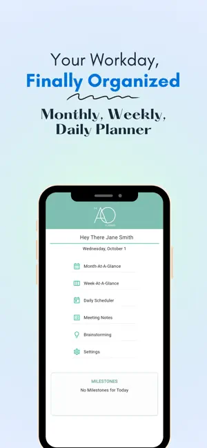 The AO Planner App screenshot 2