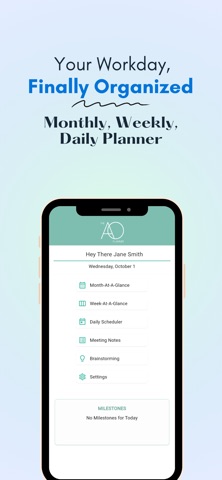 The AO Planner App Screenshot 2 of 4