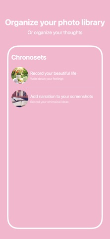 Chronoset iPhone screenshot