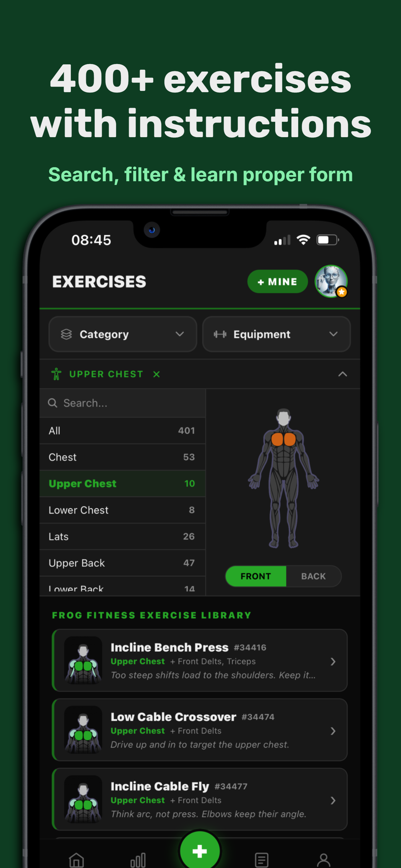 Frog Fitness: Workout Tracker screenshot 7