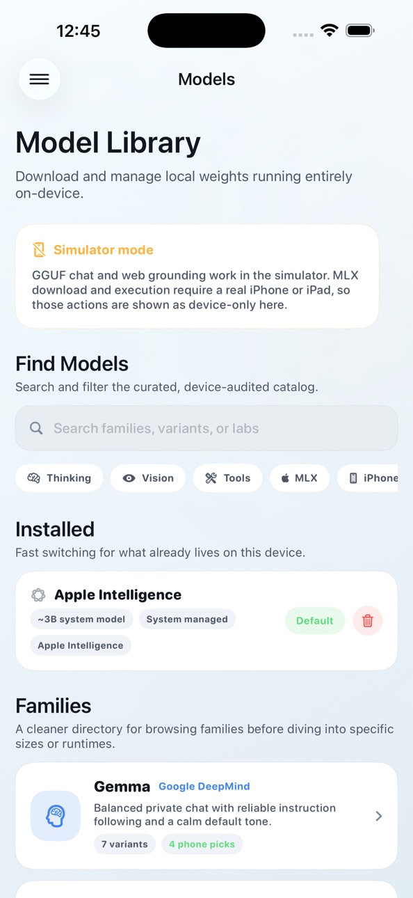 iPhone screenshot