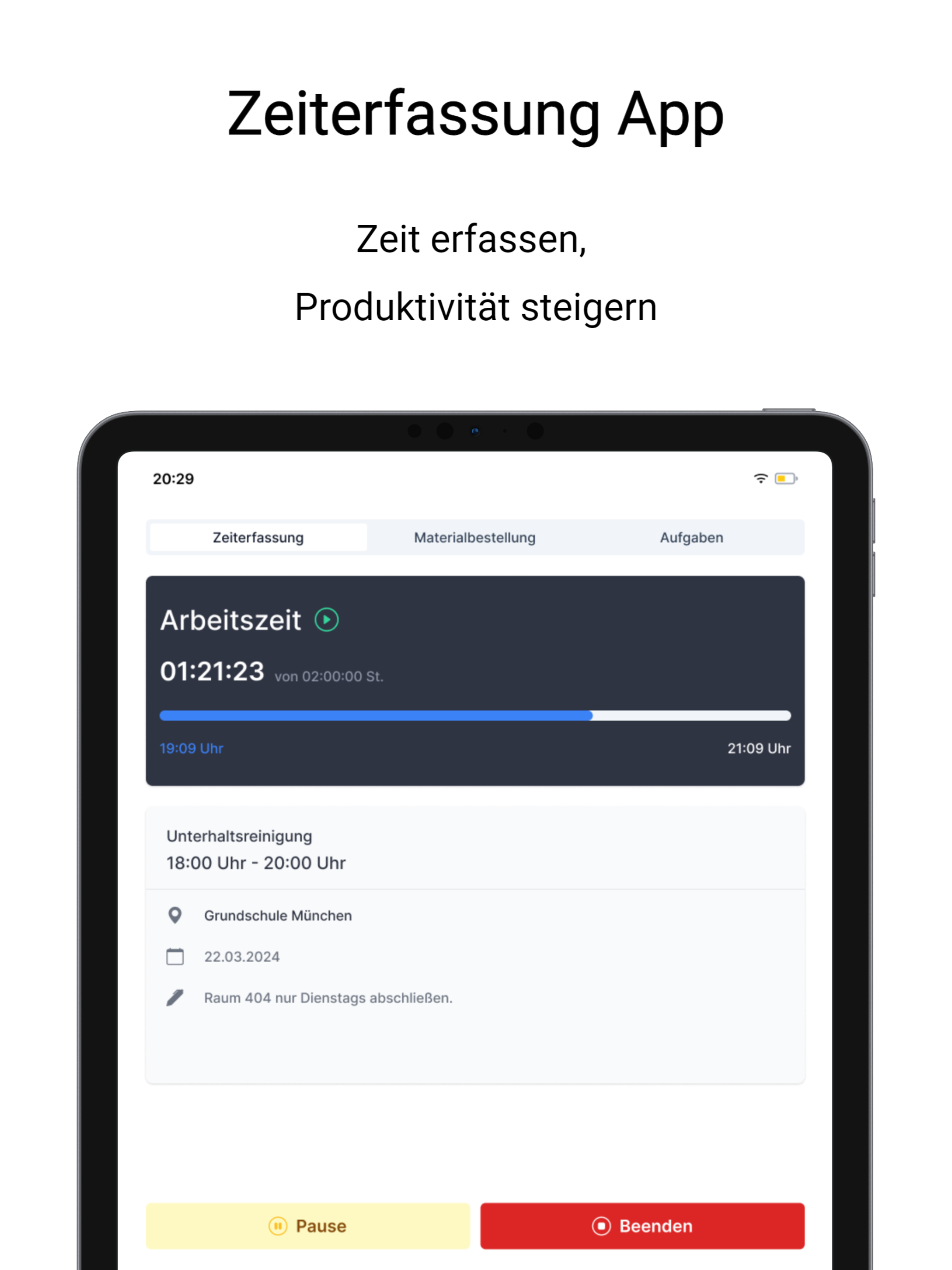 MEK Zeiterfassung screenshot 6