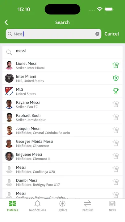 BeSoccer Plus iPhone Ekran Görüntüsü 6