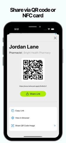 Helix: Digital Business Card screenshot