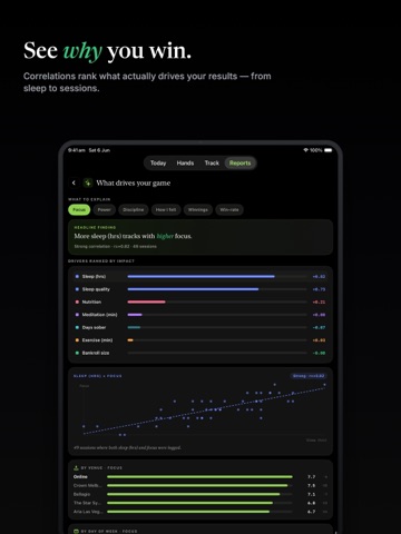 Tracker+ Poker Hand Recorder iPad screenshot