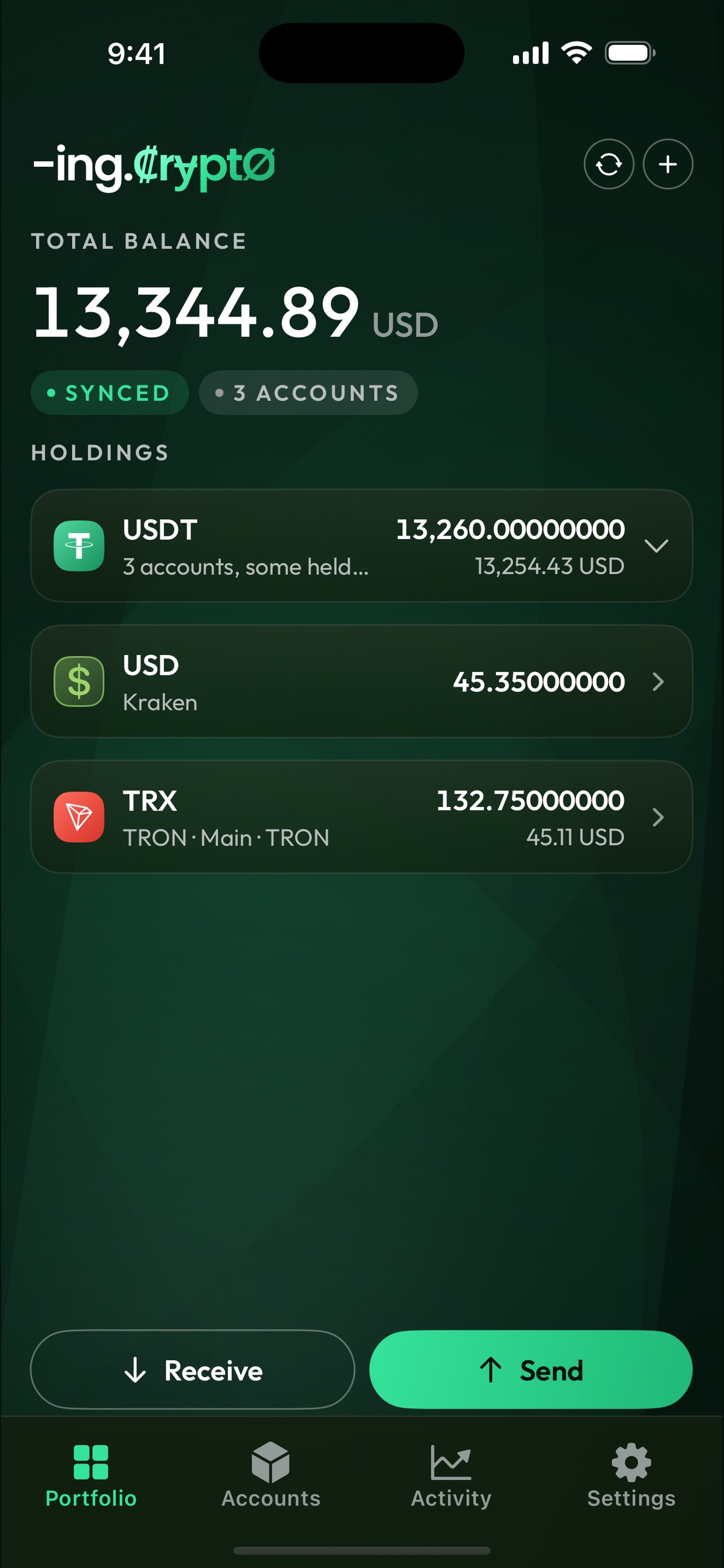 Screenshot 1 of Dashing Crypto