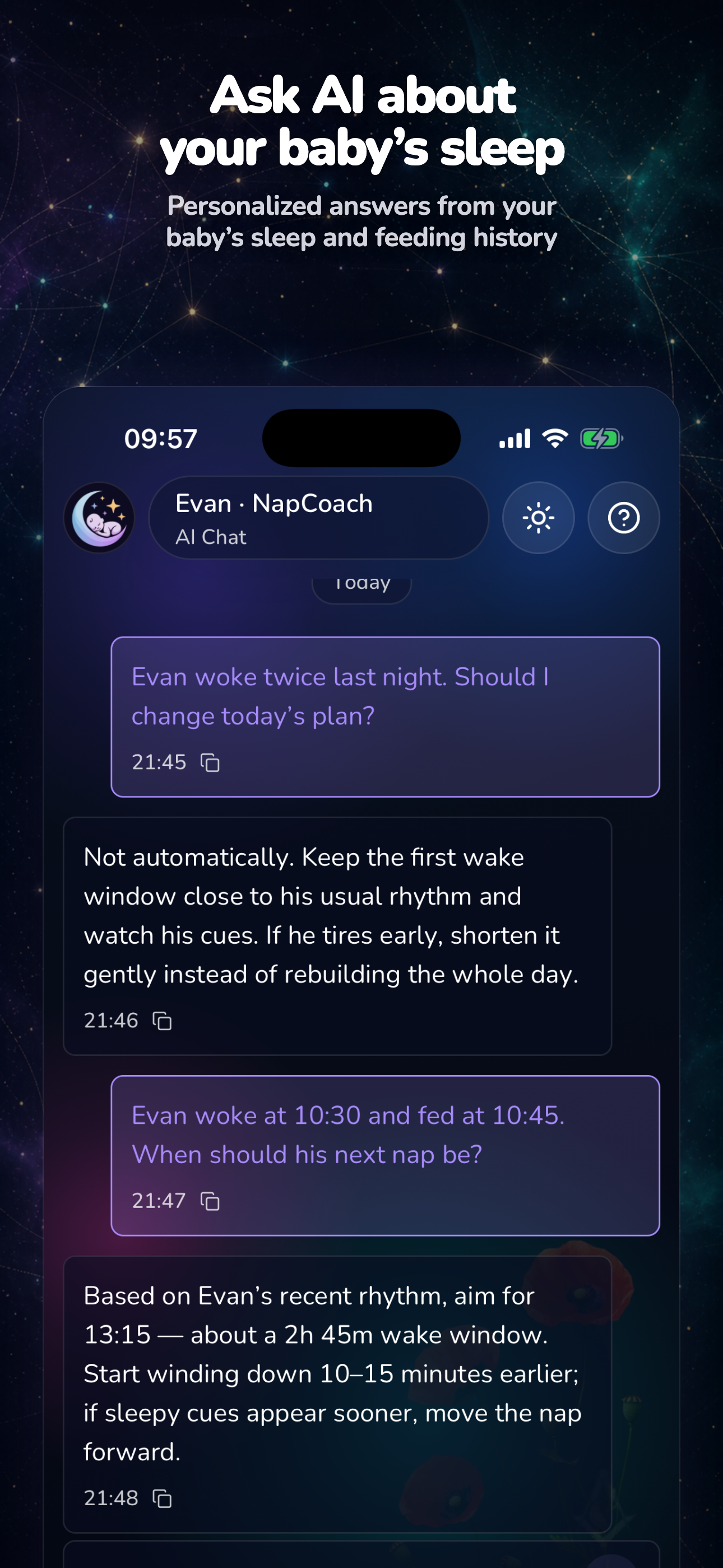 NapCoach: Baby Sleep AI screenshot 2
