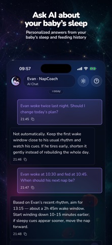 NapCoach: AI Baby Assistant iPhone screenshot
