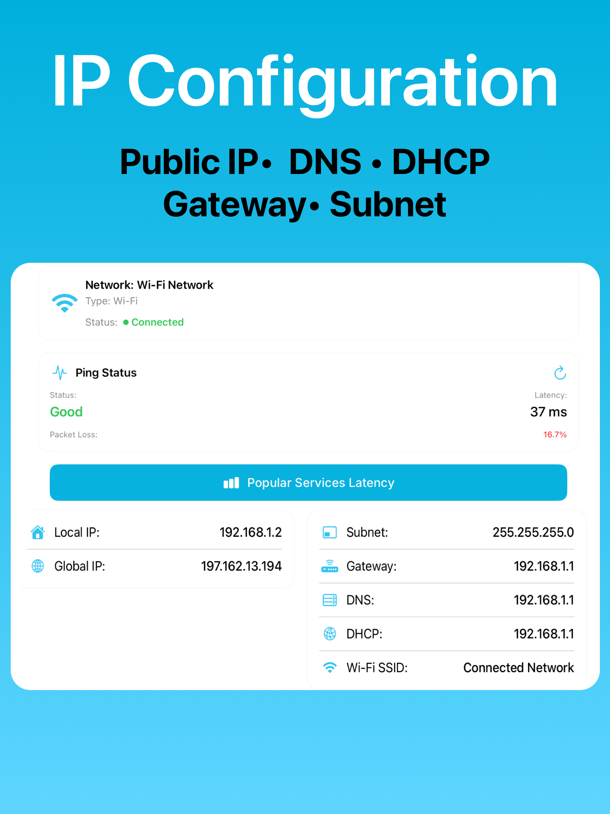 Pingers - Ping & Latency Check screenshot 13