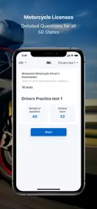 Motorcycle DMV Written Test screenshot #2 for iPhone