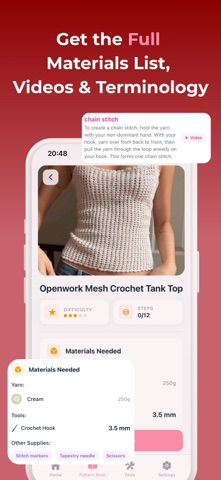 Yarnbie: Crochet & Knit Guide Screenshot 8 of 10
