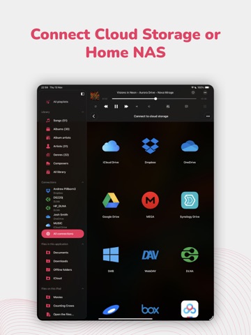 Evermusic Pro: music player iPad screenshot