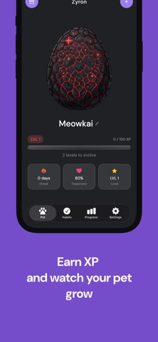 Zyron - Pet Habit Tracker Screenshot 4 of 6