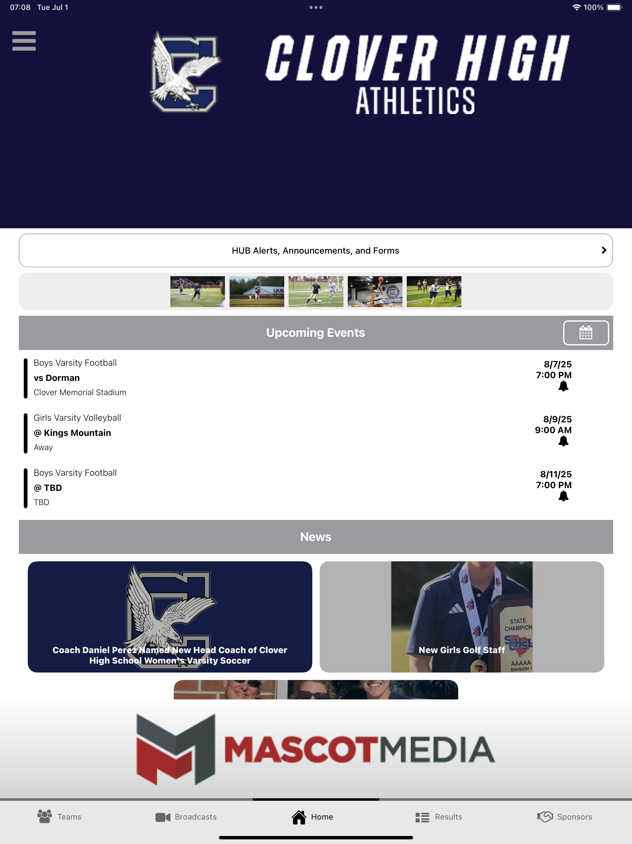 Clover SD Athletics screenshot 11