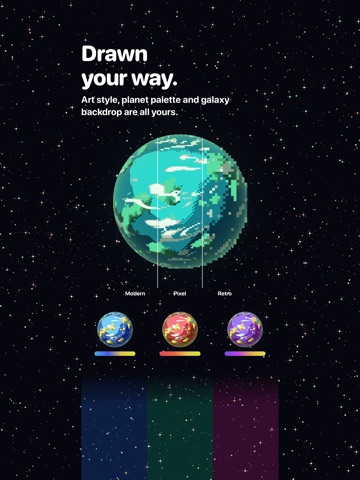 Planeta: Pomodoro Focus Timer iPad screenshot