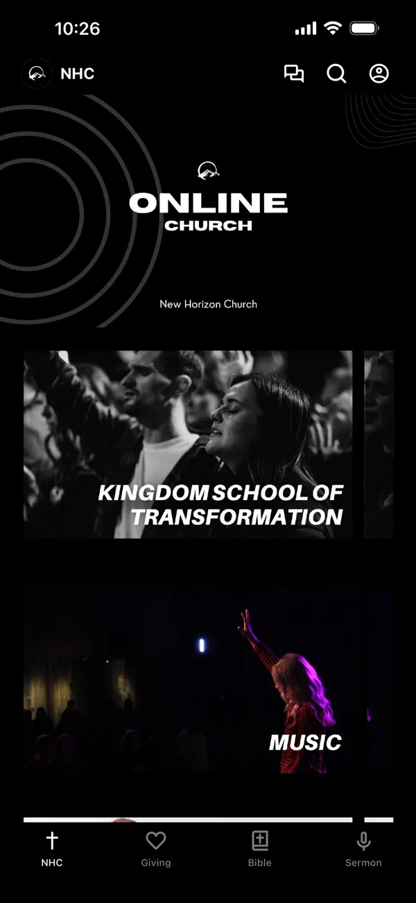 Screenshot #1 pour New Horizon Church