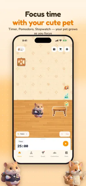 Pet Timer, Adorable Focus Time screenshot 1