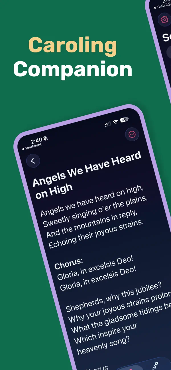 Screenshot #1 pour Caroling Companion