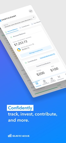 Slavic401k Mobile App Screenshot 1 of 5