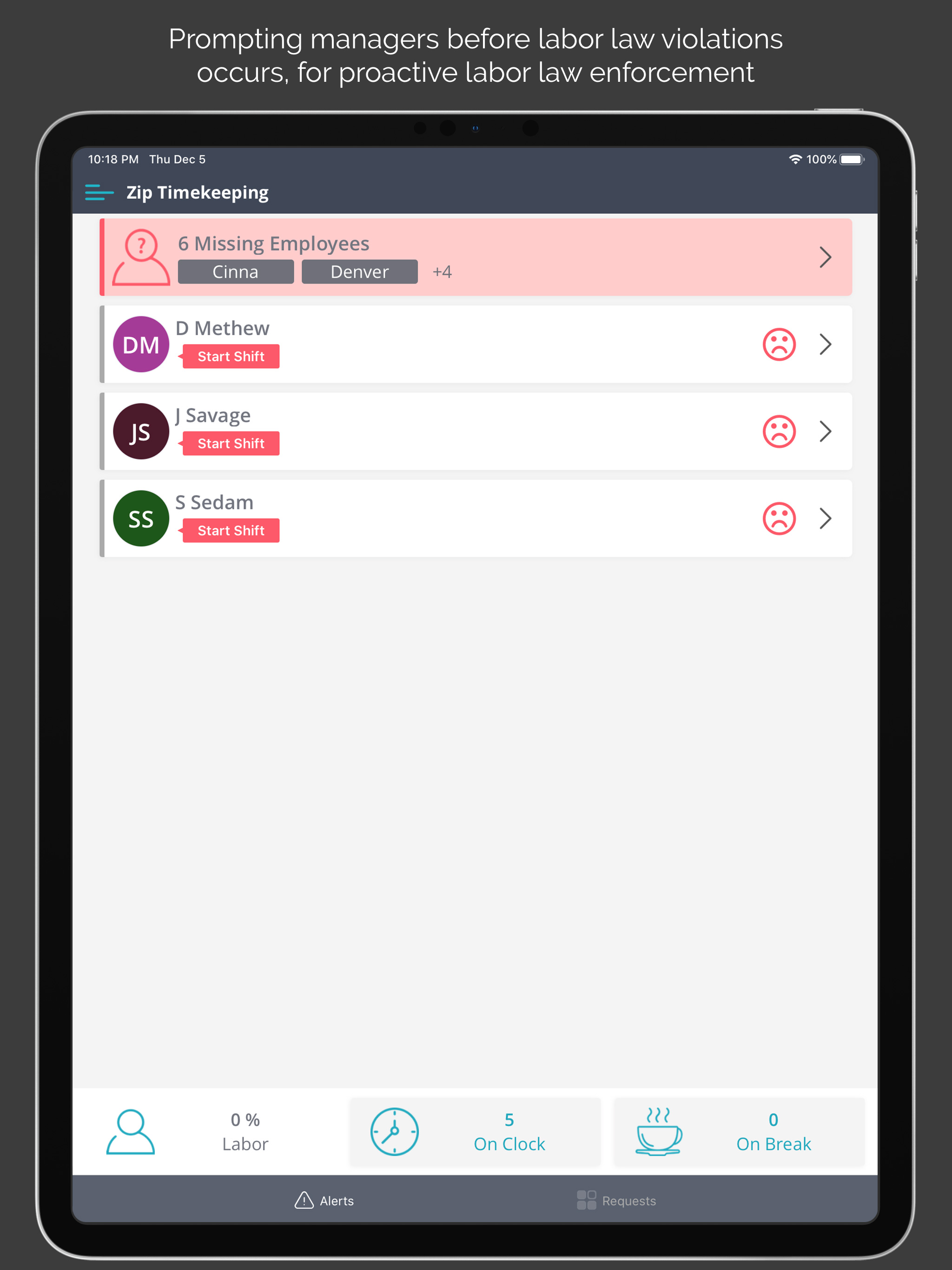 Zip Timekeeping screenshot 8