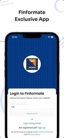Finformate iPhone screenshot
