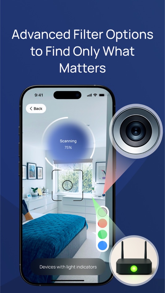 #2. Spy Camera Detector : Cam Def (iOS) Podle: Klara Samarski