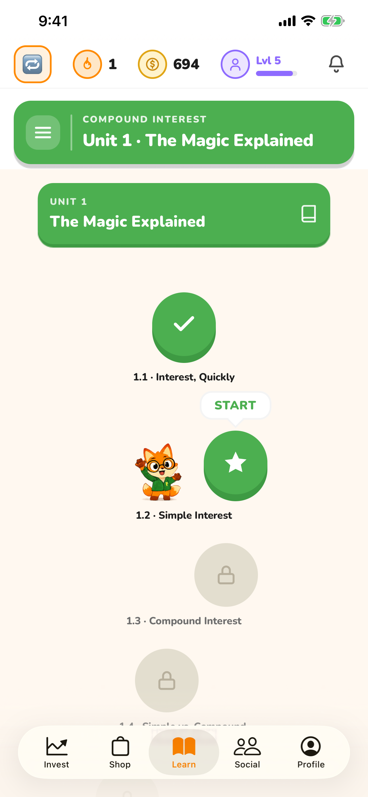 FinLit: Invest & Budget Sim screenshot 5